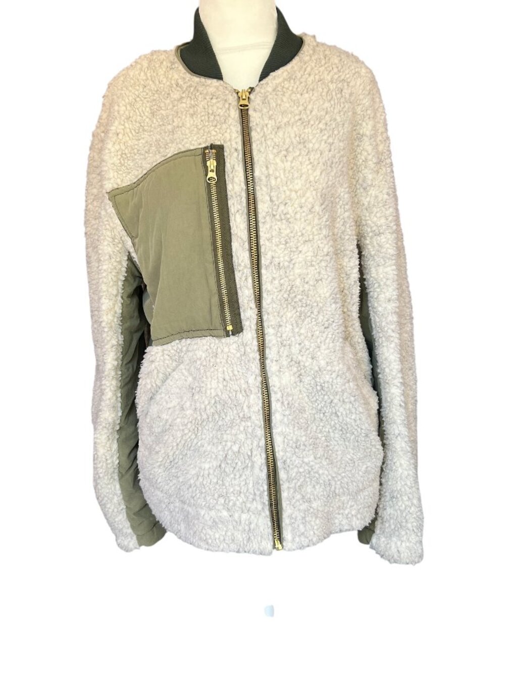 Free People We The Free Sherpa Bomber Jacket XS